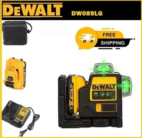 DEWALT DW089LG 12V 3&times;360&deg; Green Line Laser Level &ndash; Professional Accuracy