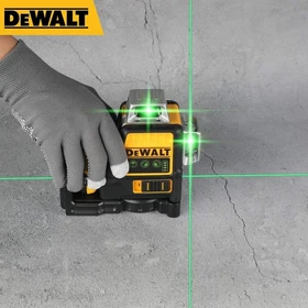 DEWALT DW089LG 12 - Line Green Beam Laser Level - 360&deg; 3 - Side Coverage, 12V Li