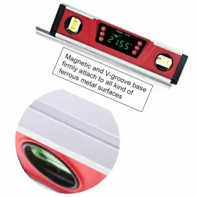 L300 2PM TOOLS Digital Torpedo Level Protractor Neodymium Led #3