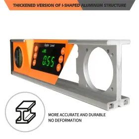 L305 2PM TOOLS Digital Torpedo Level Protractor Neodymium Led #3