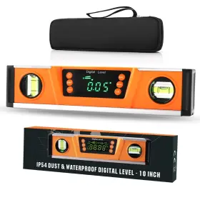 L305 2PM TOOLS Digital Torpedo Level Protractor Neodymium Led