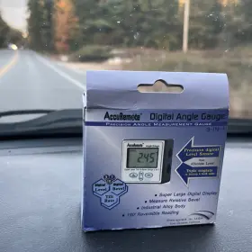 35-222-AC ACCUREMOTE Lit Digital Angle Cube Gauge Lcd Display #3