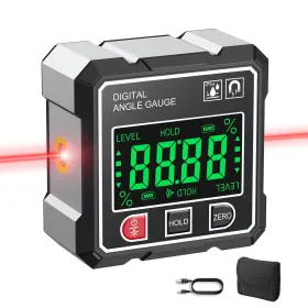 EFU008S AUTOUTLET Digital Level Laser Magnetic Angle Gauge
