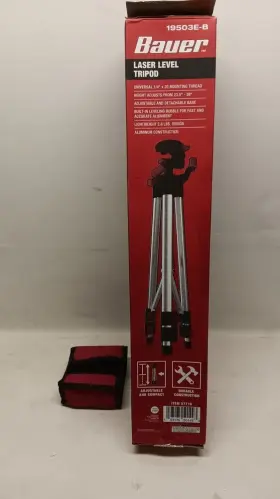 57933 BAUER Laser Level Tripod