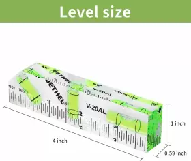 V-20AL BETHEL Level Shatterproof Cross Check Bubble Mini #2