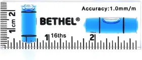LEVEL-V-08BLB BETHIEHEM Bethel Mini Bubble Spirit Cross