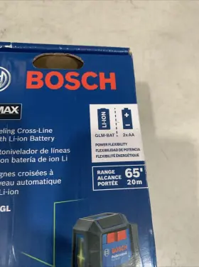 GLL50-20GL BOSCH Beam Leveling Cross Line Laser Battery Kit #3