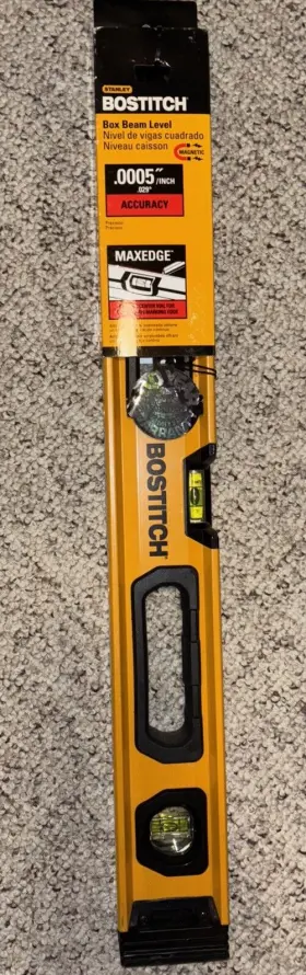 076174437256 BOSTITCH Magnetic Box Beam Level Power Tools