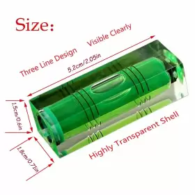 733444416129 BUBLEVL Bubble Level Tool Mini Rectangle Line #3
