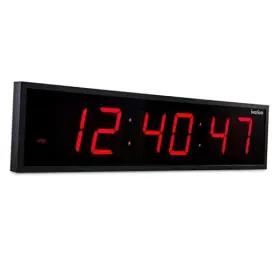 0136RED C-A MARKETING Big Oversized Digital Led Clock Shelf