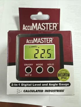 7434 CALCULATED INDUSTRIES Accumaster Digital Angle Gauge