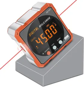 31001 COROLLATA Digital Angle Finder Magnetic Cube Dual Laser