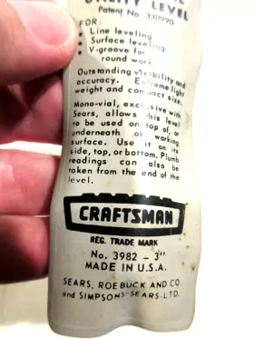 3982 CRAFTSMAN Mono Vial Utility Level #2