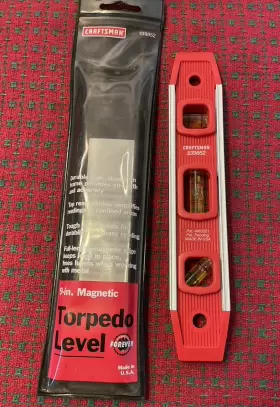 39829 CRAFTSMAN Magnetic Torpedo Level Nos