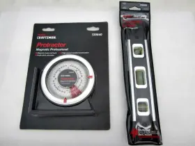 39840 CRAFTSMAN Nos Torpedo Level Protractor