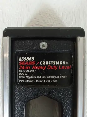 39865 CRAFTSMAN Sears Nos Level Solid Beam
