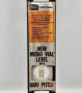 9-39929-24 CRAFTSMAN Sears Mono Vial Level Vari Pitch