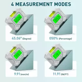 AG02 DECTEAM Digital Goniometer Magnetic Protractor Level #2