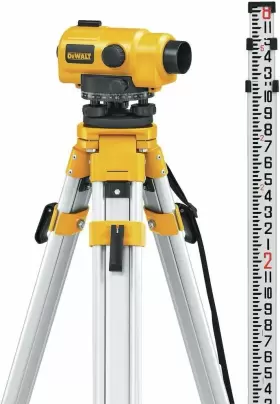 DW096PK DEWALT Automatic Optical Level Tripod Rod Kit