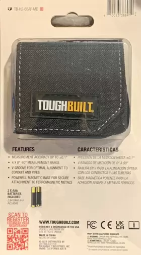 810023386919 DIGITAL Toughbuilt Angle Level Impact Dust Water #2