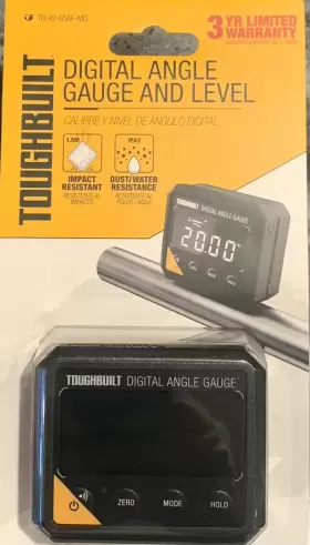 810023386919 DIGITAL Toughbuilt Angle Level Impact Dust Water