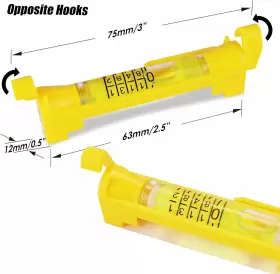 HY030638 DOWELL Bubble Line Level Scale Mini Spirit #3