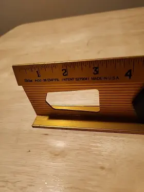 450-24 EMPIRE Anodized Level Dual Standard Rulers #3