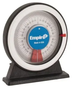 015812000360 EMPIRE LEVEL Magnetic Polycast Protractor Check