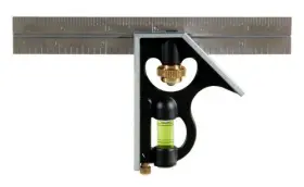 E255 EMPIRE LEVEL Pocket Combination Square Steel Blade