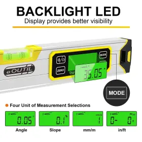 761270926161 EOUTIL Digital Torpedo Level Protractor Angle #3