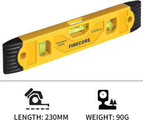 445041996913 FIRECORE Magnetic Torpedo Level Shockproof #2