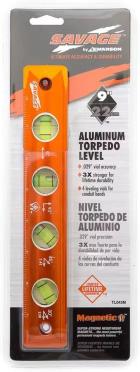 TL043M GE LIGHTING Swanson Savage Magnetic Torpedo Level #3