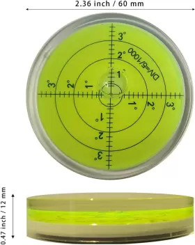 LEVEL-R60M GEONASSUR Magnetic Round Bubble Tool Bullseye #3