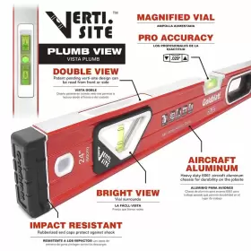 G09011 GOLDBLATT Torpedo Level Set Spirit Alu #3