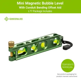 078331116172 GREENLEE Mini Magnetic Bubble Level Conduit Aid #2