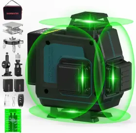 LV16D HANMATEK Leveling Laser Level Cross Line Pulse