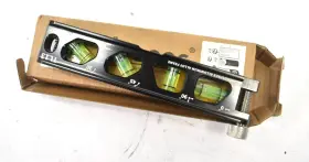 B096XSDD1M HUEPAR Torpedo Level Magnetic Conduit Vials Alloy