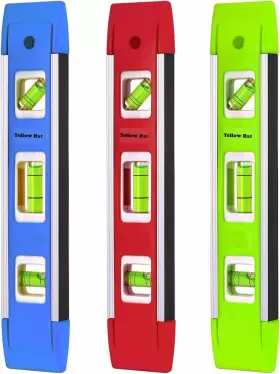 GBY-3 HVAC YELLOW HAT Torpedo Level Magnetic Alloy Edge Pack