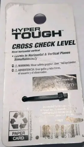 076812151094 HYPER TOUGH Cross Check Bubble Level Horizontal #3