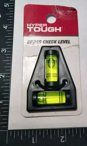076812151094 HYPER TOUGH Cross Check Bubble Level Horizontal