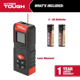 43035 HYPER TOUGH Laser Distance Measuring Tool #3