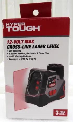 80213 HYPER TOUGH Cross Line Laser Level Battery Charger