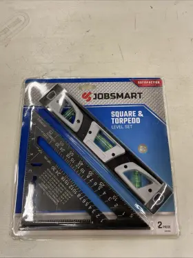 749394281250 JOBSMART Square Torpedo Level Set Die Cast