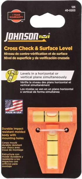 049448125005 JOHNSON Level Tool Cross Check #2