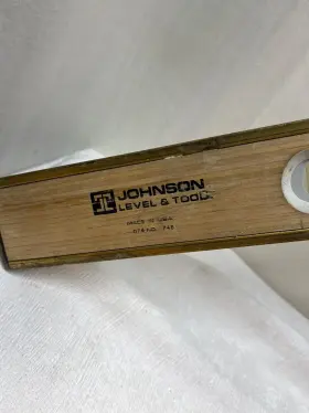 074-745 JOHNSON Level Tool Wood Beam #3