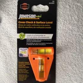 40-0203 JOHNSON Cross Check Level Mounting