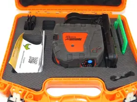40-6657 JOHNSON Greenbrite Leveling Cross Line Laser Level #3