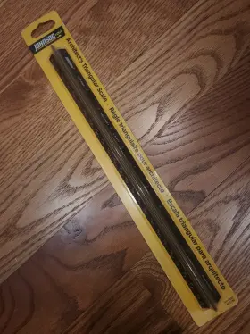 1817-0000 JOHNSON LEVEL Triangular Scale Ruler