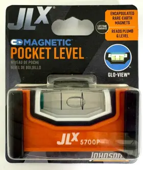 5700P JOHNSON LEVEL Jlx Magnetic Pocket Glo View Belt Clip