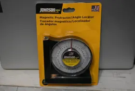 53-004 JOHNSON LEVEL TOOL Magnetic Protractor Angle Locator